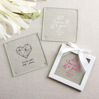 Thumbnail for Personalized Glass Coaster - Elements (Set of 12)