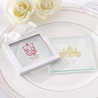 Thumbnail for Personalized Glass Coaster - Indian Jewel (Set of 12)