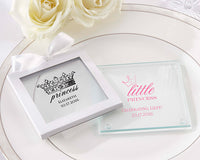 Thumbnail for Personalized Glass Coaster - Little Princess (Set of 12)