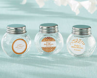 Thumbnail for Personalized Mini Glass Favor Jar - Copper Foil (Set of 12)