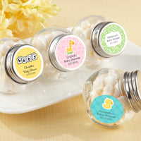Thumbnail for Personalized Mini Glass Favor Jar - Baby Shower