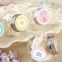 Thumbnail for Personalized Mini Glass Favor Jar - Wedding (Set of 12)