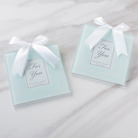 Thumbnail for Personalized Frosted-Glass Photo Coaster - Wedding (Set of 12)