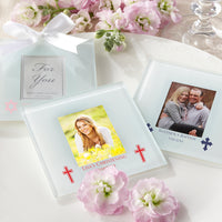 Thumbnail for Personalized Frosted Glass Photo Coaster - Religious
