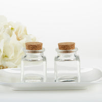 Petite Square Glass Favor Jar - DIY (Set of 12) Main Image, Kate Aspen | Favor Jars