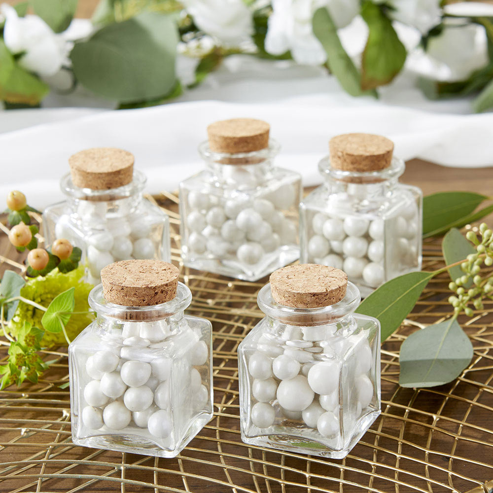 Petite Square Glass Favor Jar - DIY (Set of 12) Alternate Image 7, Kate Aspen | Favor Jars
