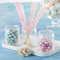 Thumbnail for Vintage Clear Glass Tea Light Holder (Set of 4) Alternate Image 4, Kate Aspen | Tealight/Votive Holder