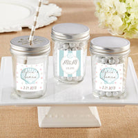 Thumbnail for Personalized 8 oz. Glass Mason Jar - Beach Tides (Set of 12)
