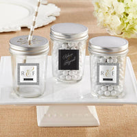 Thumbnail for Personalized 8 oz. Glass Mason Jar - Classic (Set of 12)