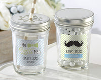 Thumbnail for Personalized 8 oz. Glass Mason Jar - My Little Man (Set of 12)