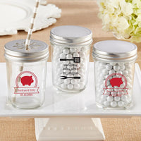 Thumbnail for Personalized Printed 8 oz. Glass Mason Jar - BBQ (Set of 12)