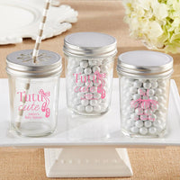 Thumbnail for Personalized Printed 8 oz. Glass Mason Jar - Tutu Cute (Set of 12)