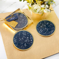 Under the Stars Glass Coaster (Set of 2) Alternate Image 2, Kate Aspen | Coasters