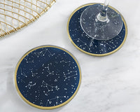 Thumbnail for Under the Stars Glass Coaster (Set of 2) Alternate Image 5, Kate Aspen | Coasters