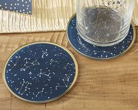 Thumbnail for Under the Stars Glass Coaster (Set of 2) Alternate Image 6, Kate Aspen | Coasters