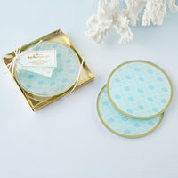 Thumbnail for Seaside Escape Glass Coaster (Set of 2)