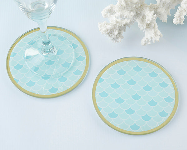 Seaside Escape Glass Coaster (Set of 2)