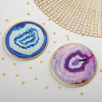 Thumbnail for Geode Glass Coaster (Set of 2)