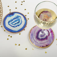 Thumbnail for Geode Glass Coaster (Set of 2)