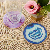 Thumbnail for Geode Glass Coaster (Set of 2)