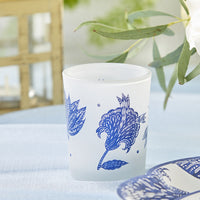 Thumbnail for Blue Willow Frosted Glass Votive (Set of 4)