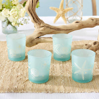 Thumbnail for Beach Party Frosted Glass Votive (Set of 4) Main Image, Kate Aspen | Votive