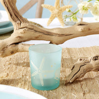 Thumbnail for Beach Party Frosted Glass Votive (Set of 4) Alternate Image 3, Kate Aspen | Votive