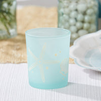 Thumbnail for Beach Party Frosted Glass Votive (Set of 4) Alternate Image 4, Kate Aspen | Votive