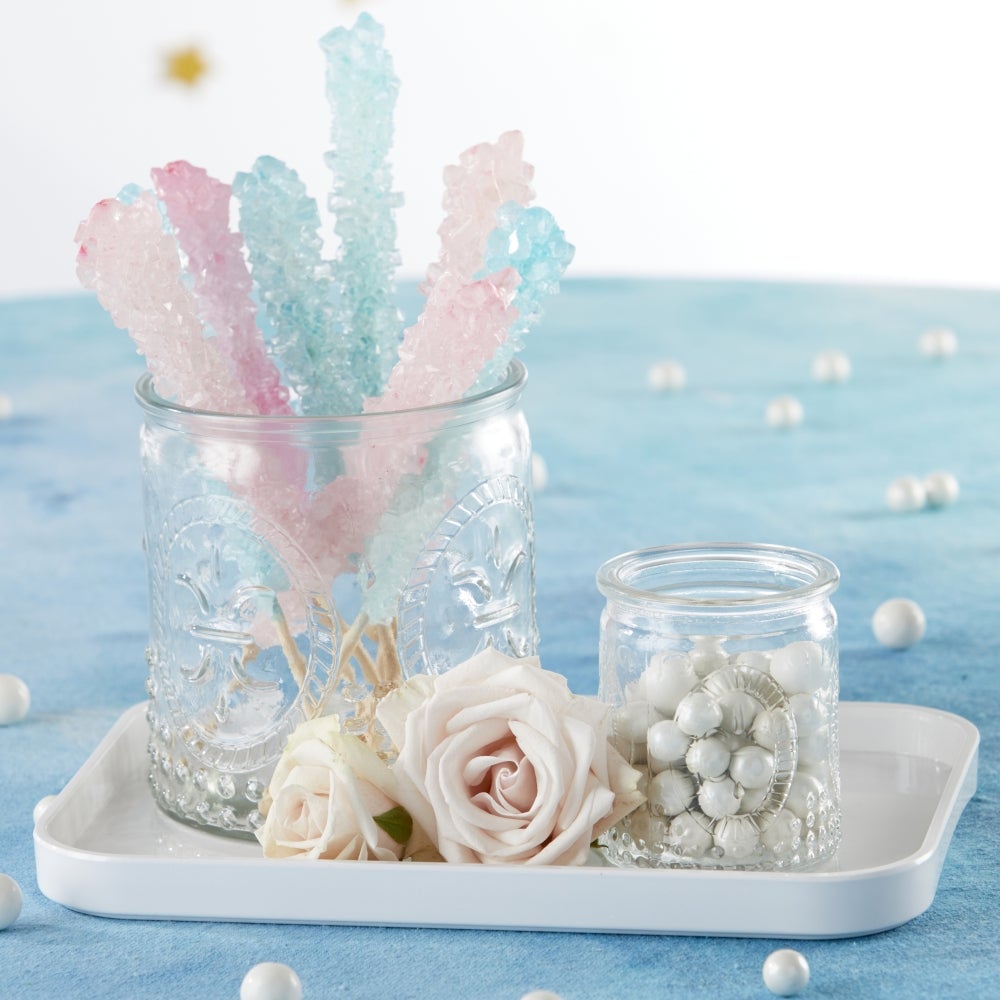 Kate Aspen Nesting Vintage Clear Glass Tea Light Holder Set of 3