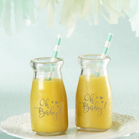 Thumbnail for 3.8 oz. Vintage Milk Bottle Favor Jar - Oh Baby (Set of 18)