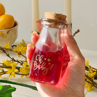Thumbnail for 3.8 oz. Vintage Milk Bottle Favor Jar - Oh Baby (Set of 18)