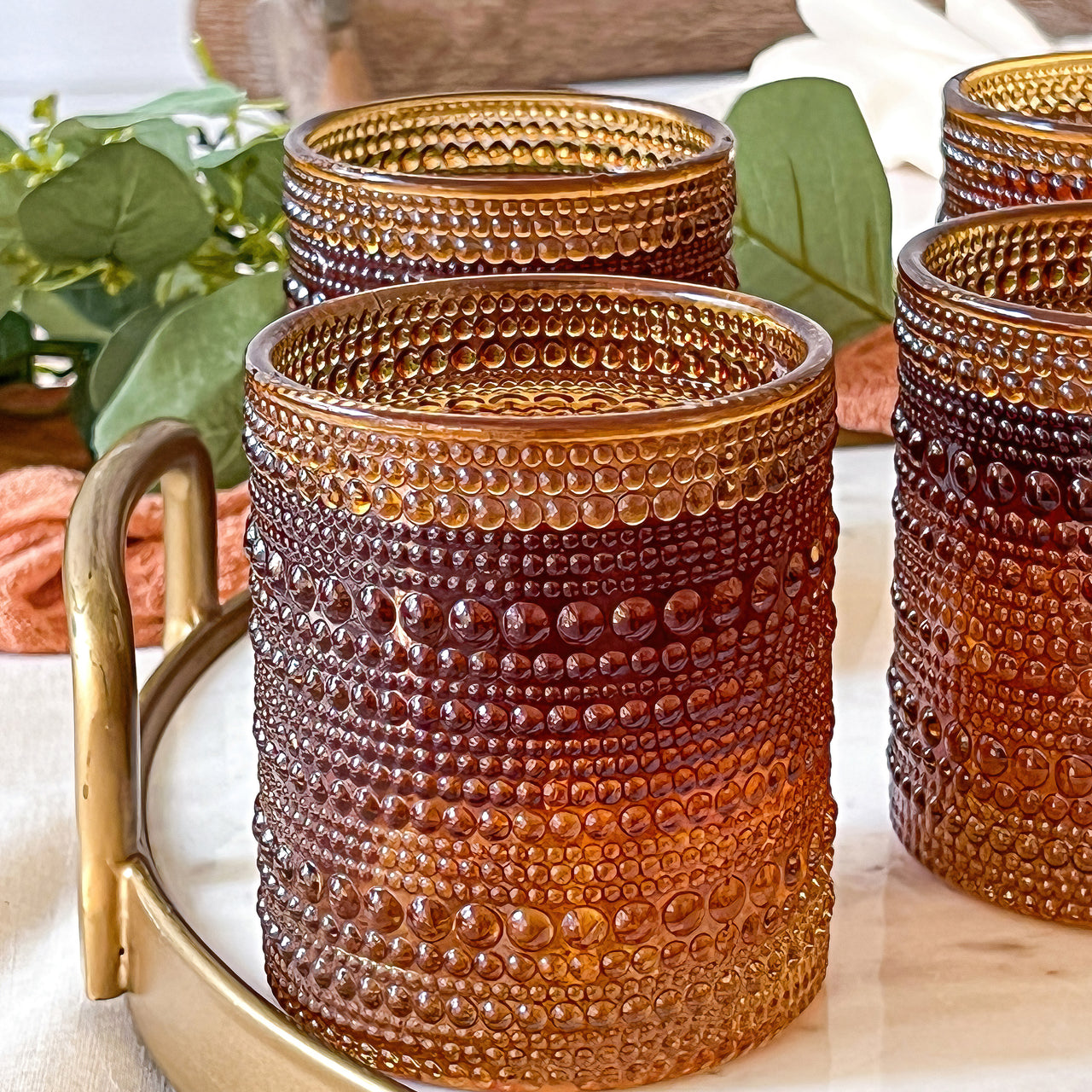 Vintage Boho Pottery Drinking Glasses, Boho Chic Kitchen, Handmade Pottery Drinking  Glasses, Boho Chic Ceramic Cups, Bohemian Drinkware 