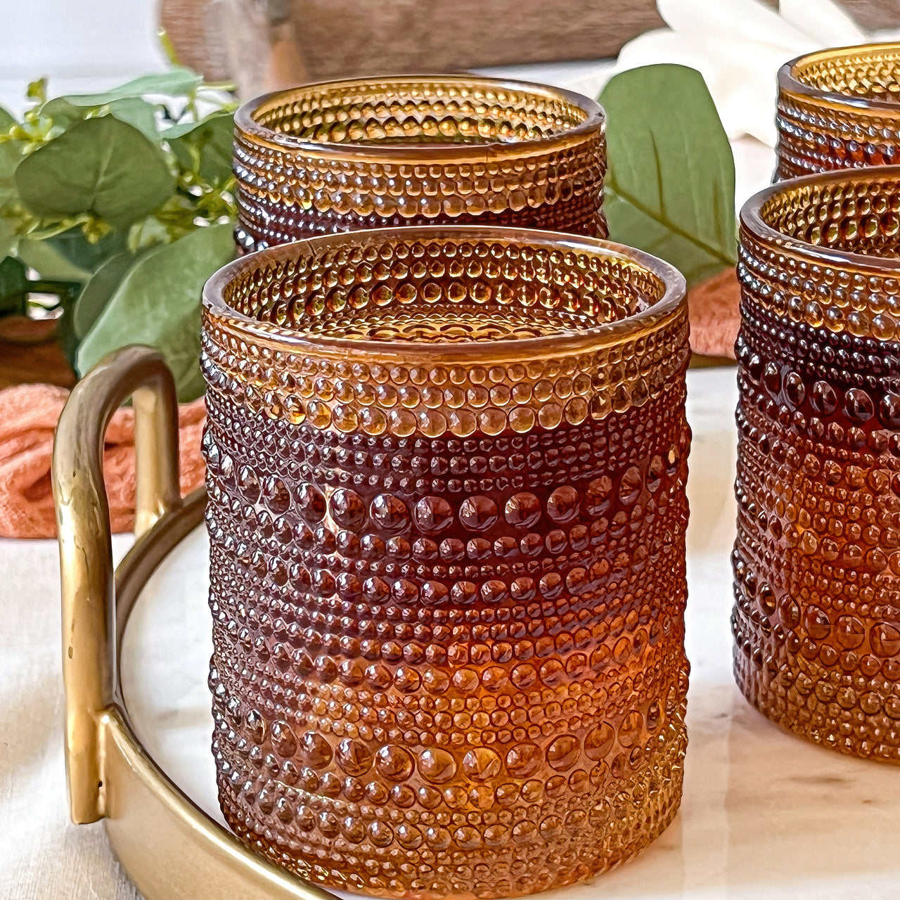 Textured Drinking Glasses