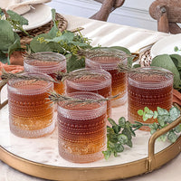 10 oz. Textured Beaded Clear Glass (Set of 6) Alternate Image 2, Kate Aspen | Drinking Glasses