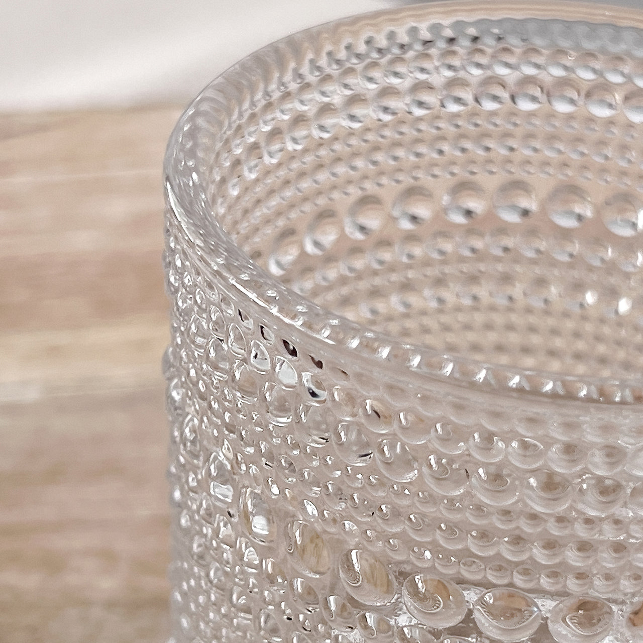 10 oz. Textured Beaded Clear Glass (Set of 6) Alternate Image 7, Kate Aspen | Drinking Glasses