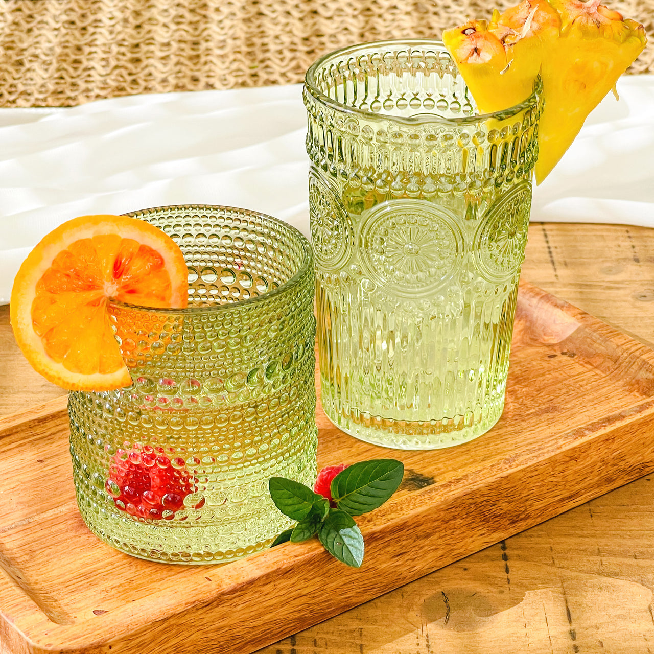 1pc Glass Water Cup Cute Glass Cups Ripple Glass Cup Ribbed