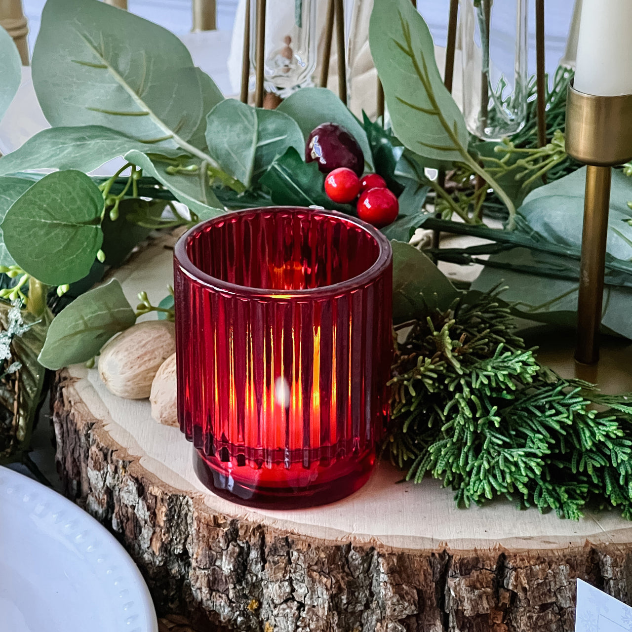 Votive candle holder shop set