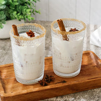 13 oz. Hobnail Beaded Floral Clear Drinking Glasses (Set of 6) Kate Aspen |  Alternate Image 7