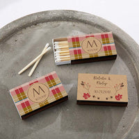 Thumbnail for Personalized Black Matchboxes - Fall (Set of 50)