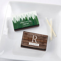 Thumbnail for Personalized Black Matchboxes - Winter (Set of 50)