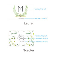 Thumbnail for Personalized White Matchboxes - Botanical Garden (Set of 50)