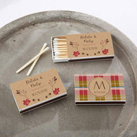 Thumbnail for Personalized White Matchboxes - Fall (Set of 50)