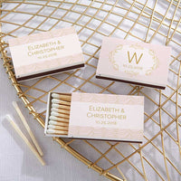 Thumbnail for Personalized White Matchboxes - Modern Romance (Set of 50)