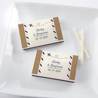 Thumbnail for Personalized White Matchboxes - Travel & Adventure (Set of 50)