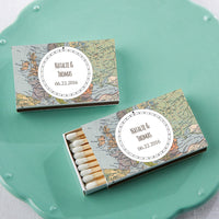 Thumbnail for Personalized White Matchboxes - Travel (Set of 50)
