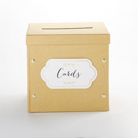 Thumbnail for Gold Glitter Collapsible Card Box