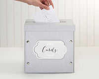 Thumbnail for Silver Glitter Collapsible Card Box
