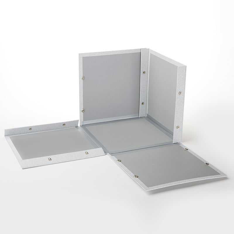 Silver Glitter Collapsible Card Box