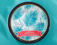 Tropical Chic 9 in. Premium Paper Plates (Set of 8) Alternate Image 2, Kate Aspen | Paper Plate