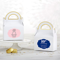 Thumbnail for Personalized Gable Favor Box - Anniversary (Set of 12)